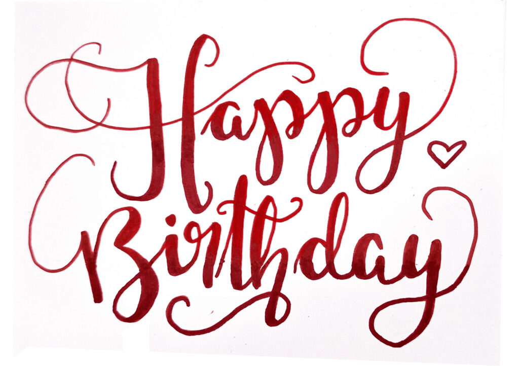 Happy Birthday Karte