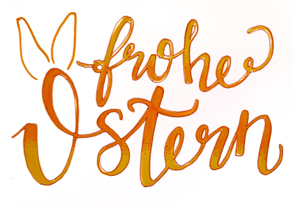 Frohe Ostern Karte