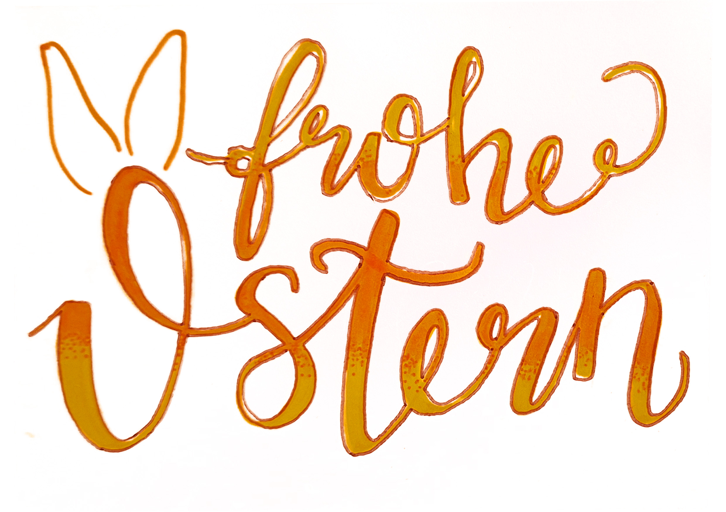 Frohe Ostern Karte